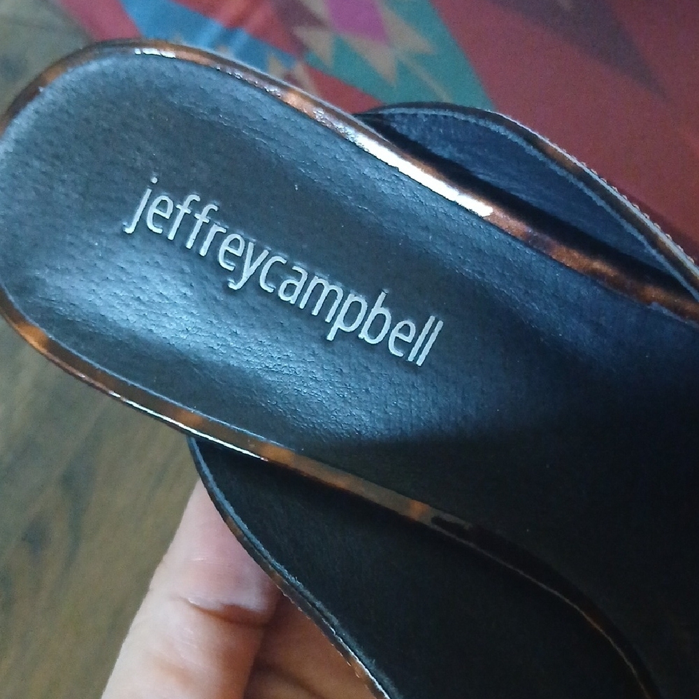 Jeffrey Campbell SALTAIRE Tortoiseshell Mules 8.5 - Picture 2 of 10